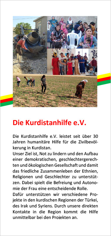 Flyer-Titelbild | Kurdistanhilfe e. V.